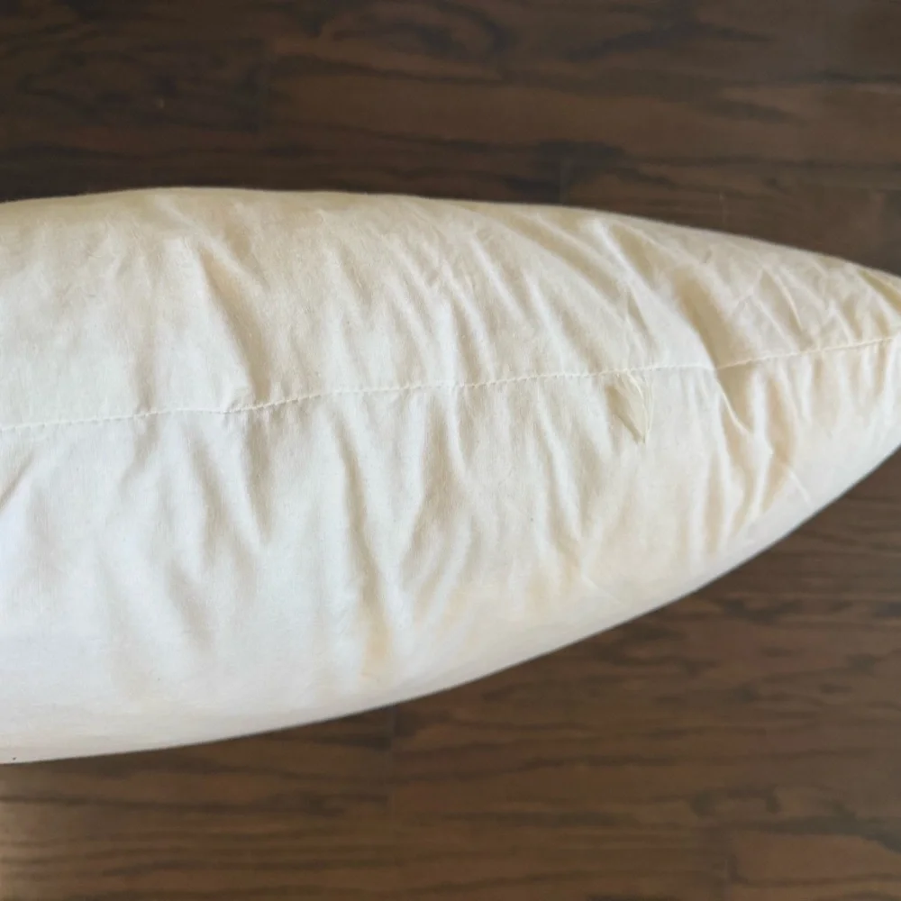 YVES DELORME White Duck Feather Pillow Insert 20x20